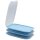 ENGELLAND 3er Aufschnittbox Hellblau 25×17×3,3 cm – stapelbar, BPA-frei, mikrowellen- & gefriergeeignet