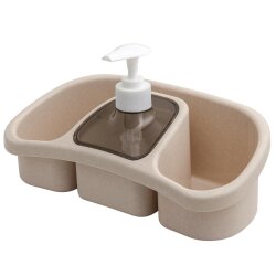 Mehrzweck-Seifenspender in Sand 250 ml mit Pumpe &...