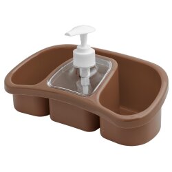 Mehrzweck-Seifenspender in Braun 250 ml mit Pumpe &...