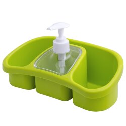 Mehrzweck-Seifenspender 250 ml mit Pumpe & Ablage...