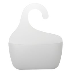 Transparenter Badkorb mit Haken – Duschregal &...