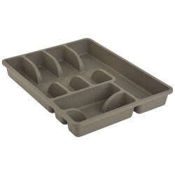 ENGELLAND Besteckkasten Braun 6 Fächer...