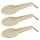 3er Set  Beige Kochlöffel- und Schneebesenablage, BPA-frei & spülmaschinenfest – hygienische Küchenablage 30 × 12 cm für Kochhelfer