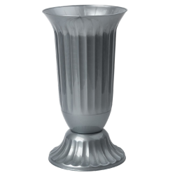 Außen Vase Garten Grab rund robuster Kunststoff mit...