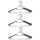 9 Kleiderbügel drehbarer klappbarer Haken Anti-Rutsch ausziehbare Auflage