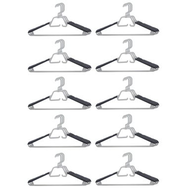 30 Kleiderbügel drehbarer klappbarer Haken Anti-Rutsch ausziehbare Auflage