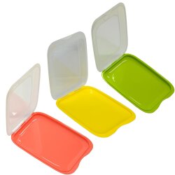 ENGELLAND 3er Set Aufschnittbox 3 Farben –...