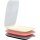 ENGELLAND 3er Set Aufschnittboxen Mix Beige, Lachs & Schwarz, luftdicht & stapelbar