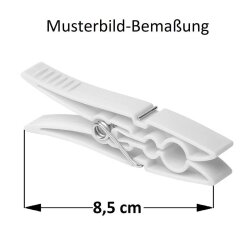 20 Kunststoff Wäscheklammern Set für...