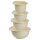 ENGELLAND 4er Rühr- & Backschüsseln-Set Beige – BPA-frei, stapelbar, spülmaschinenfest & Anti-Rutsch