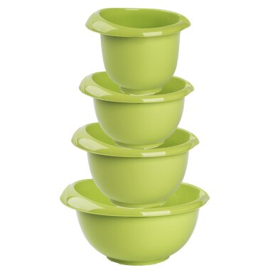 ENGELLAND 4er Back- & Rührschüsseln-Set Grün 1,7–5 L – stapelbar & BPA-frei
