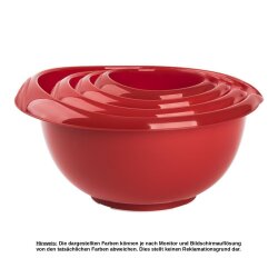 ENGELLAND 2 x 4er Set Backschüsseln Rot –...