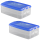 2x 2-teilige Frischhaltedose mit Deckel Behälter Aufbewahrungsbox 2 x 1,2L