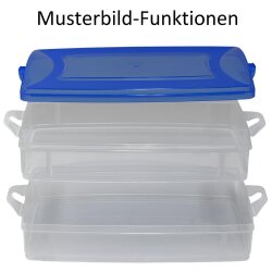 ENGELLAND 2 x 2-teilige Frischhaltedosen Rosa, BPA-frei,...
