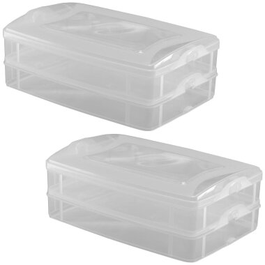 ENGELLAND 2× 1,2 L Frischhaltedosen – luftdicht, BPA-frei & stapelbar zur Vorratsaufbewahrung