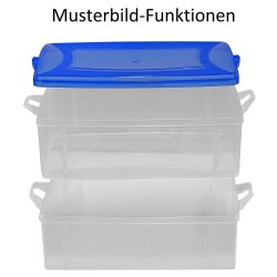 ENGELLAND 2x 2,2L Frischhaltedosen grün stapelbar...