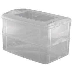 ENGELLAND 2x 22 L Frischhaltedosen mit Deckel –...