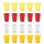 Engelland 4er Set robuste Hartplastikbecher 400 ml – Bunter Farb-Mix