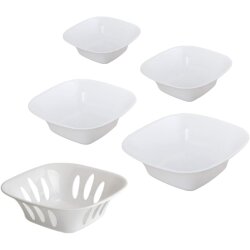 ENGELLAND 5-teilige Schüssel Set Weiß