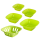 5-teilige stapelbare Aufbewahrungs-Schalen Obstschüssel Deko-Schüssel Set Kunststoff