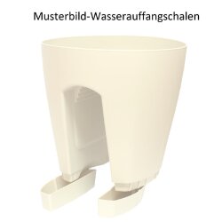 2er Set Blumentöpfe für Balkongeländer – Anthrazit – wetterfest, mit Wasserauffangschale – ideal für Balkon, Terrasse & Garten