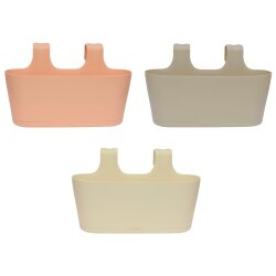 3er Set Balkonkasten Oval Apricot Sand Beige –...