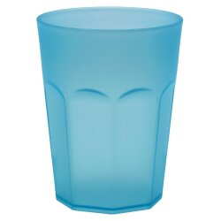 ENGELLAND Kunststoffbecher 250 ml Blau – robuster...