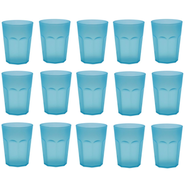 10x Kunststoffbecher Trinkbecher Party-Becher Plastik Trink-Gläser Mehrweg 0,25l 