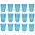 ENGELLAND 15er Set Kunststoffbecher 0,25 l Blau – BPA-frei, bruchsicher, spülmaschinenfest, ideal für Kinder, Camping, Picknick & Alltag