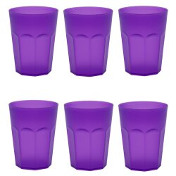 ENGELLAND Kunststoffbecher Lila – 250 ml, BPA-frei,...
