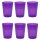 ENGELLAND Kunststoffbecher Lila – 250 ml, BPA-frei, spülmaschinenfest & robust