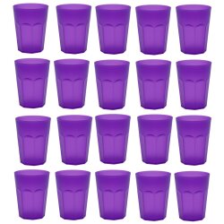 ENGELLAND Kunststoffbecher Set 0,25 L in Lila –...