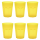 6x Kunststoffbecher Trinkbecher Party-Becher Plastik Trink-Gläser bruchsicher stapelbar Mehrweg 0,25l