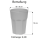 10x Kunststoffbecher Trinkbecher Party-Becher Plastik Trink-Gläser bruchsicher stapelbar Mehrweg 0,25l