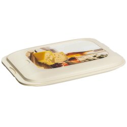 ENGELLAND Stapelbox Aufschnittdose mit Deckel –...