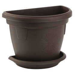 Hängender Pflanzkübel 2,4 L Braun mit...