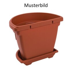 3er Set hängende Pflanzkübel 2,4 L Anthrazit...