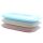 Aufschnittbox Mix 3 teilig | stapelbare Frischhalteboxen 25×17×3,3 cm BPA frei, mikrowellen  & gefriergeeignet