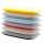 ENGELLAND 6er Aufschnittbox Set Mix 25×17×3,3 cm – stapelbar, BPA-frei, mikrowellen- & gefriergeeignet
