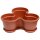 Pflanzturm Säulentopf Terracotta – stapelbarer Blumentopf für Balkon, Garten & Terrasse