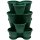4er Set Blumentöpfe Moosgrün – stapelbare Pflanztürme für Balkon, Garten & Terrasse
