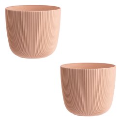 Engelland 2er-Set Blumentopf Apricot Ø 25 cm...