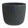 ENGELLAND Blumentopf Ø 21 cm Anthrazit – wetterfester Kunststoff-Pflanztopf mit Drainagesystem für Indoor & Outdoor