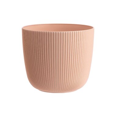 Engelland Blumentopf Apricot Ø 18 cm – wetterfest & UV-beständig mit Drainagesystem