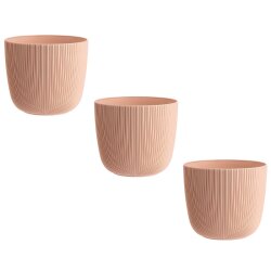 3er-Set Engelland Blumentöpfe Apricot Ø18 cm,...