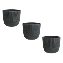ENGELLAND 3er-Set Blumentöpfe Ø 12 cm...