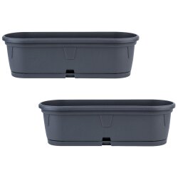 Pflanzkübel Oval 50cm – Eleganter Blumentopf...