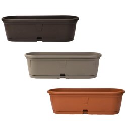 3er Set ovaler Pflanzkübel 50 cm – wetterfest,...