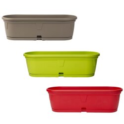 3er Set ovaler Pflanzkübel 50 cm – wetterfest...
