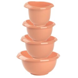 4er Set Apricot Backschüsseln stapelbar mit...
